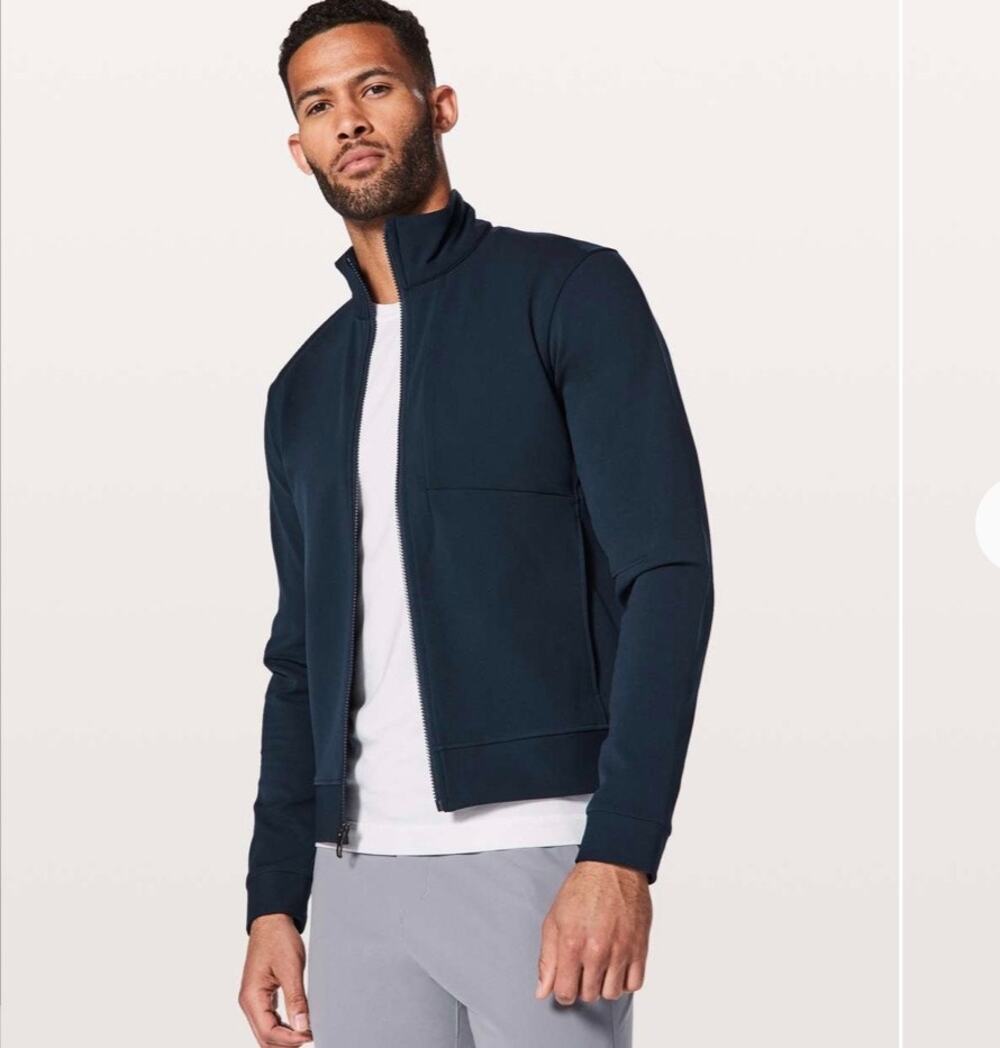 Lululemon Men’s Sojourn Jacket, Navy Blue, Size XL